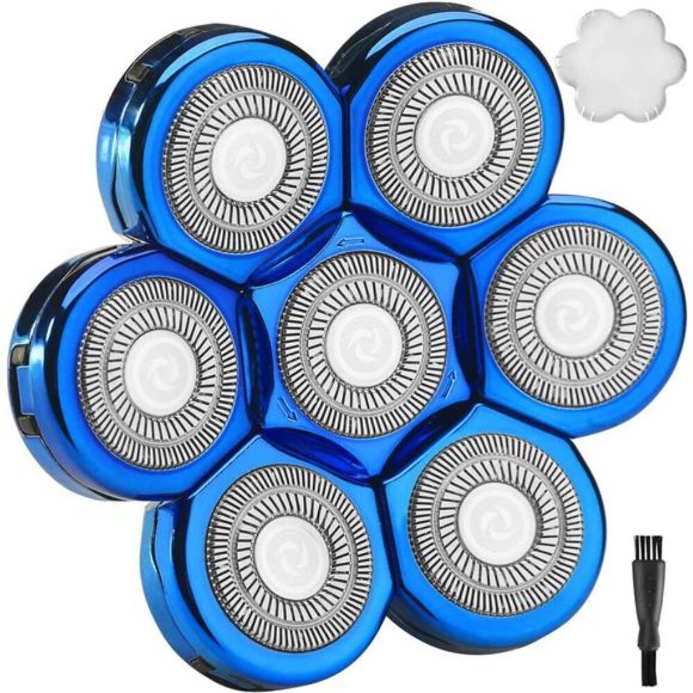 Universal 7 Blades Shaver Replacement Blades Compatible with Freedom Gold Shaver